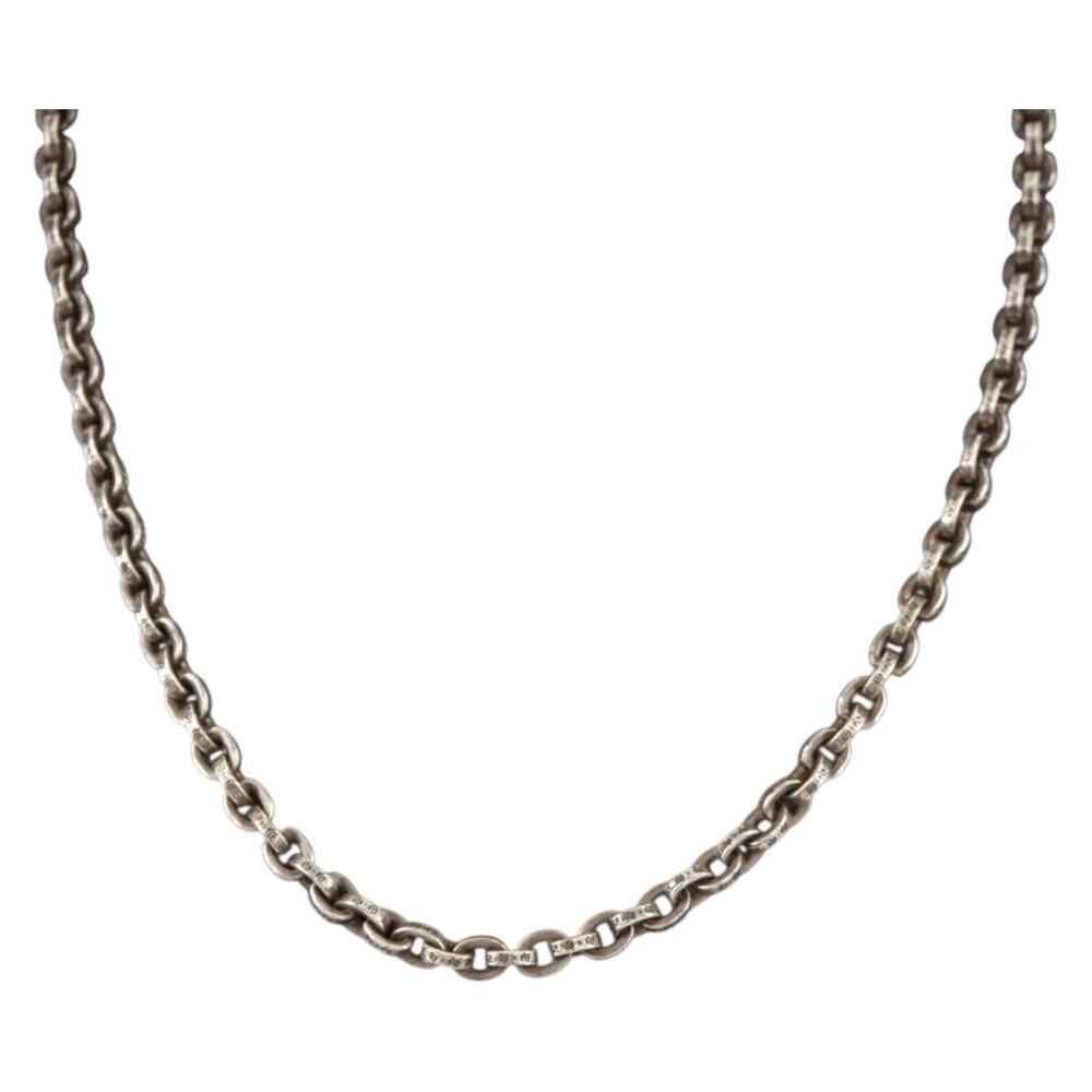 Chrome Hearts Paper Chain Necklace Ag925 18 Inches Silver